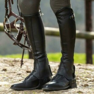 Chaps Dy'on CLASSIC Standard en cuir Noir