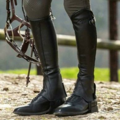 Chaps Dy'on CLASSIC Standard en cuir Noir