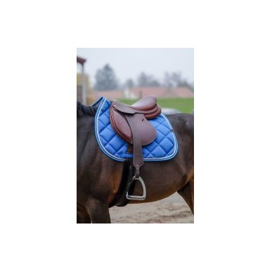 Tapis de selle Cheval Classic Bleu Roi - Equithème