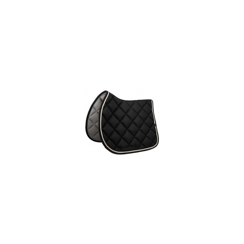 Tapis de selle Cheval Classic Noir - Equithème Tapis de selle Cheval Classic Noir - Equithème