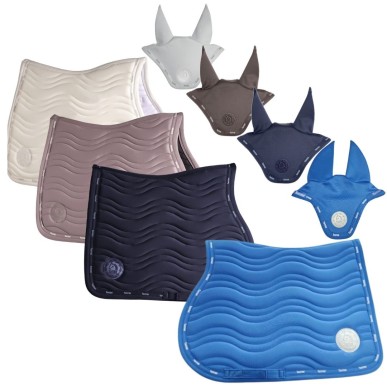 Tapis de selle Cheval Moma Marine - Tattini