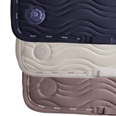Tapis de selle Cheval Moma Marine - Tattini