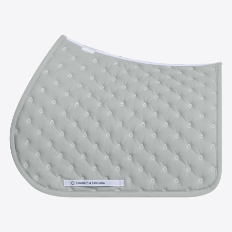 Tapis de selle Jumping Gris Bleuté - Cavalleria Toscana
