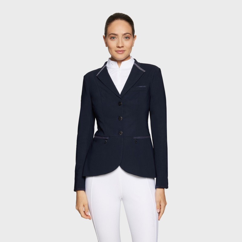 Veste de concours Samshield Victorine Crystal Fabric - Marine Veste de concours Samshield Victorine Crystal Fabric - Marine