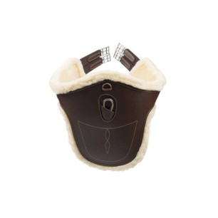 Sangle bavette en cuir et mouton Kentucky