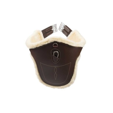 Sangle bavette en cuir et mouton Kentucky