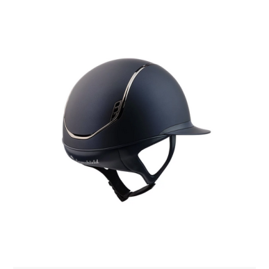 Casque Samshield Miss Shield Shadow V2 Matt Blue - Black Chrome