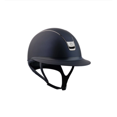 Casque Samshield Miss Shield Shadow V2 Matt Blue - Black Chrome