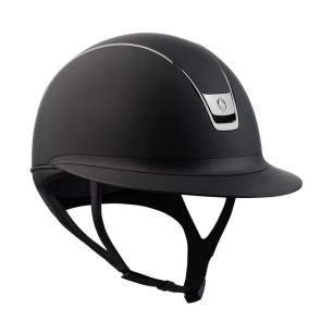 Casque Samshield Miss Shield Shadow V2 Matt Black - Black Chrome