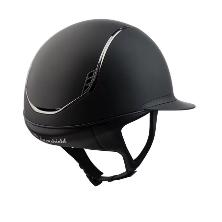 Casque Samshield Miss Shield Shadow V2 Matt Black - Black Chrome