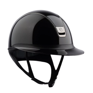 Casque Samshield Miss Shield Shadow Glossy V2 Black - black chrome