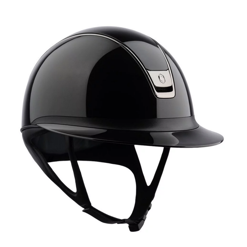 Casque Samshield Miss Shield Shadow Glossy V2 Black - black chrome Casque Samshield Miss Shield Shadow Glossy V2 Black - black chrome