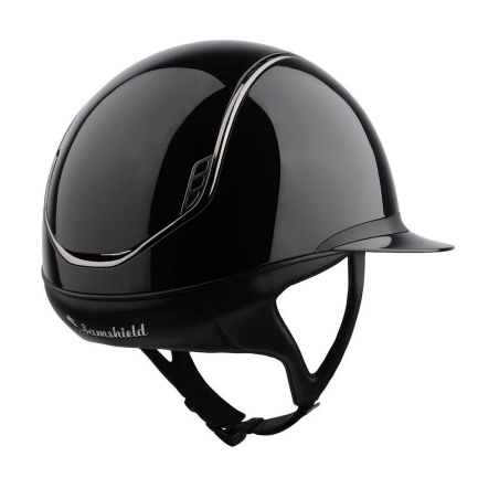 Casque Samshield Miss Shield Shadow Glossy V2 Black - black chrome