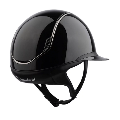 Casque Samshield Miss Shield Shadow Glossy V2 Black - black chrome