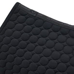 Tapis Cavalleria Toscana CSO circle quilted jersey jumping noir