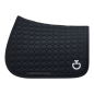 Tapis Cavalleria Toscana CSO circle quilted jersey jumping noir Tapis Cavalleria Toscana CSO circle quilted jersey jumping noir