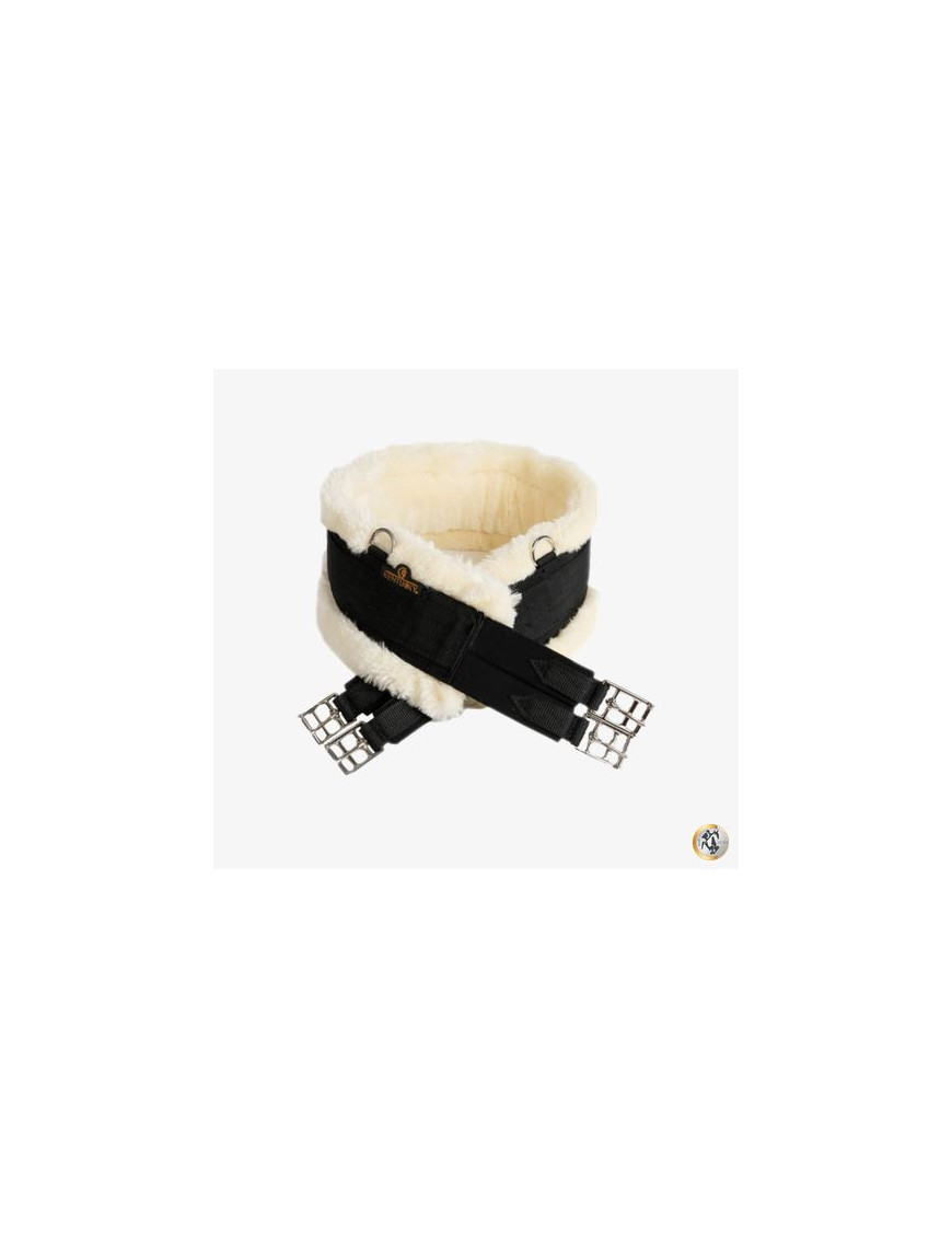 Sangle élastique mouton Kentucky Noir Sangle élastique mouton Kentucky Noir