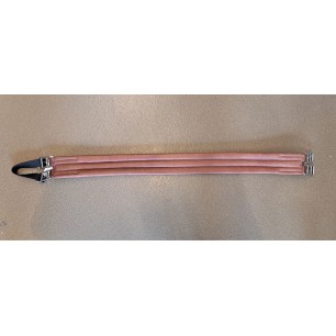 Sangle en cuir classique Privilège Marron
