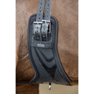Sangle courte à coque mémoire de forme Noir