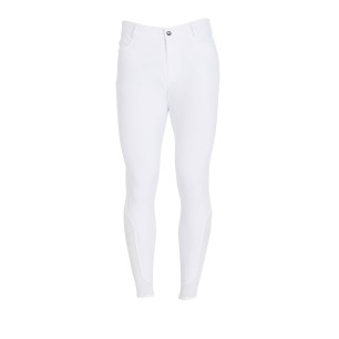 Pantalon homme slim fit grip Blanc - Equestro