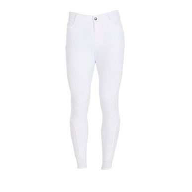 Pantalon homme slim fit grip Blanc - Equestro