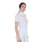 Polo d'entraînement femme slim fit Blanc - Equestro Polo d'entraînement femme slim fit Blanc - Equestro