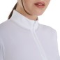 Polo d'entraînement femme slim fit Blanc - Equestro Polo d'entraînement femme slim fit Blanc - Equestro