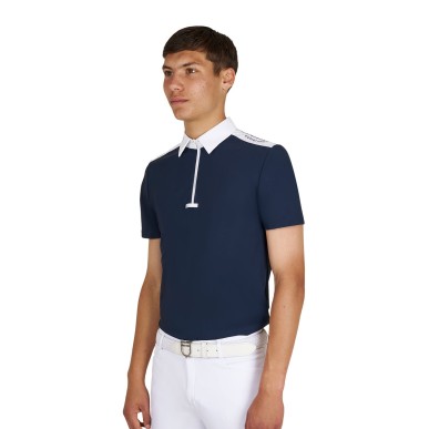 Polo homme concours slim fit manches courtes - Equestro