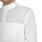Polo concours femme manches longues blanc - Equestro Polo concours femme manches longues blanc - Equestro