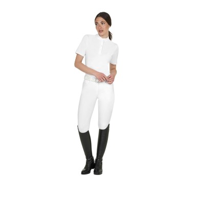 Polo concours femme blanc - Equestro