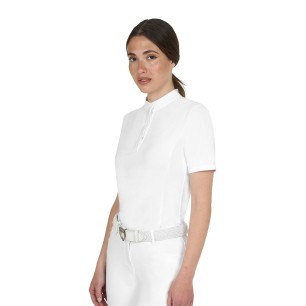 Polo concours femme blanc - Equestro