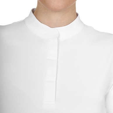 Polo concours femme blanc - Equestro