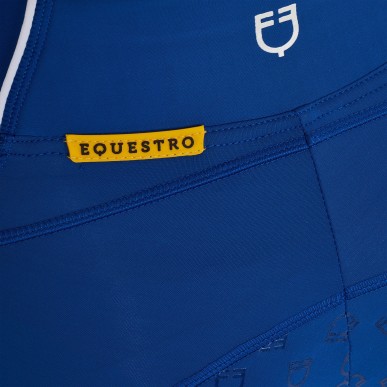 Legging fille slim fit Bleu - Equestro