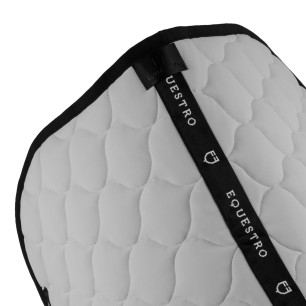 Tapis de selle CSO Equestro avec matelassage en forme d'oignon Gris