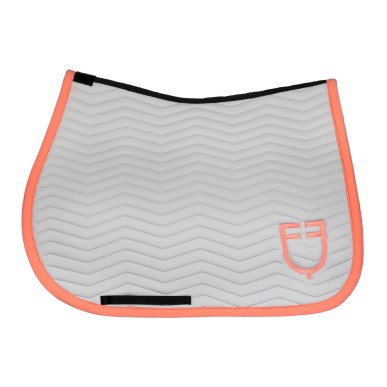 Tapis de selle CSO Equestro Wave Quilting Gris