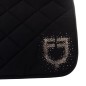 Tapis de dressage en tissu technique Noir - Equestro Tapis de dressage en tissu technique Noir - Equestro