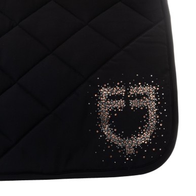 Tapis de dressage en tissu technique Noir - Equestro