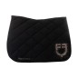 Tapis de dressage en tissu technique Noir - Equestro Tapis de dressage en tissu technique Noir - Equestro