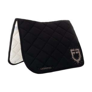 Tapis de dressage en tissu technique Noir - Equestro