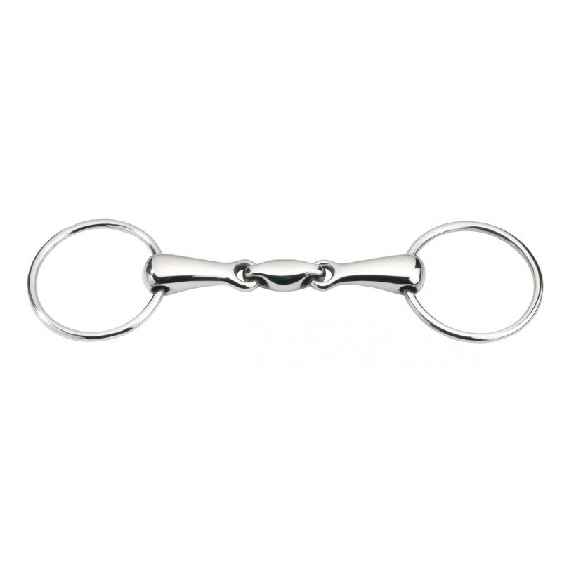 Mors Feeling à anneaux double brisure anatomic inox Mors Feeling à anneaux double brisure anatomic inox