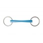 Mors Metalab à anneaux - Flexi droit bleu Mors Metalab à anneaux - Flexi droit bleu