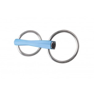 Mors Metalab à anneaux - Flexi droit bleu
