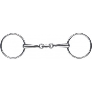 Mors Feeling à anneaux double brisure anatomic fin inox