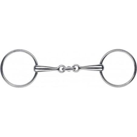 Mors Feeling à anneaux double brisure anatomic fin inox