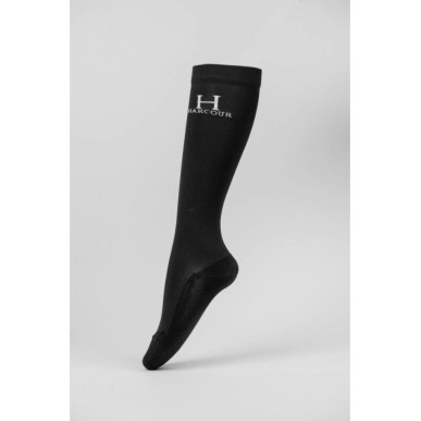 Lot de 2 paires de chaussettes Harcour Badminton Noir