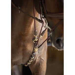 Gogue HFI en cuir - Marron
