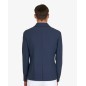 Veste de concours Equestro Girasol pour homme avec logo en relief - Marine Veste de concours Equestro Girasol pour homme avec logo en relief - Marine
