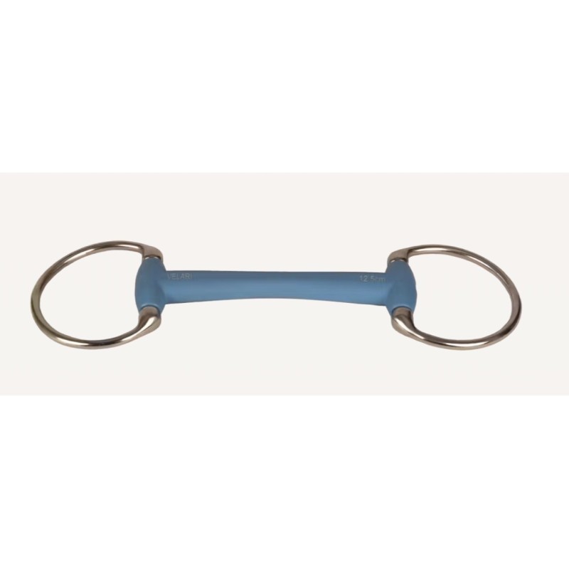 Mors Velari à anneaux Eggbut droit Flex 20mm medium Mors Velari à anneaux Eggbut droit Flex 20mm medium