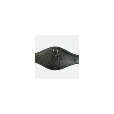 Sangle anatomique en cuir grainé Prestige Noir