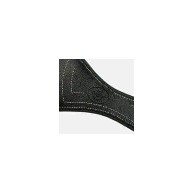 Sangle anatomique en cuir grainé Prestige Noir